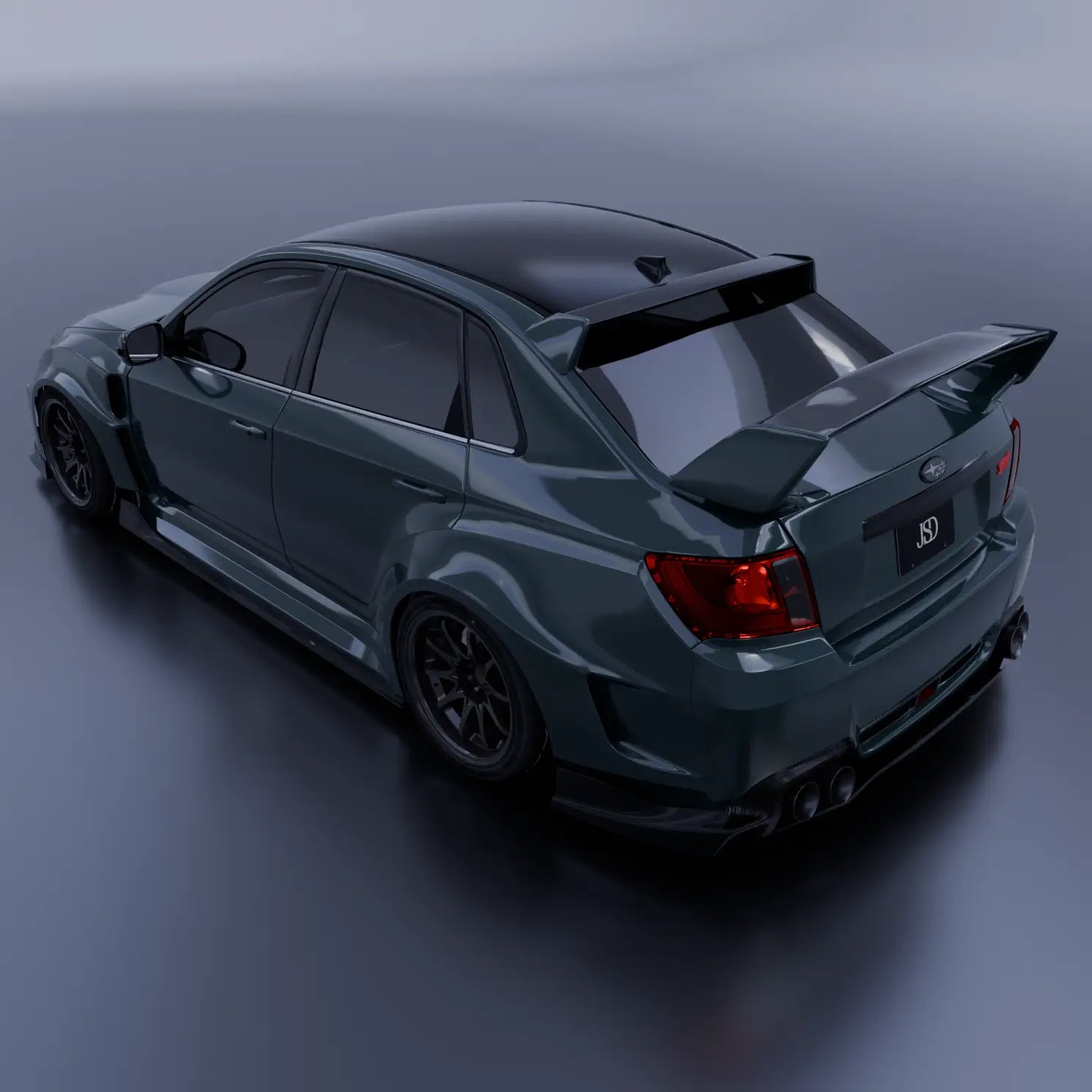 JSD Widebody Kit for Subaru WRX/STI Sedan (2011–2014)