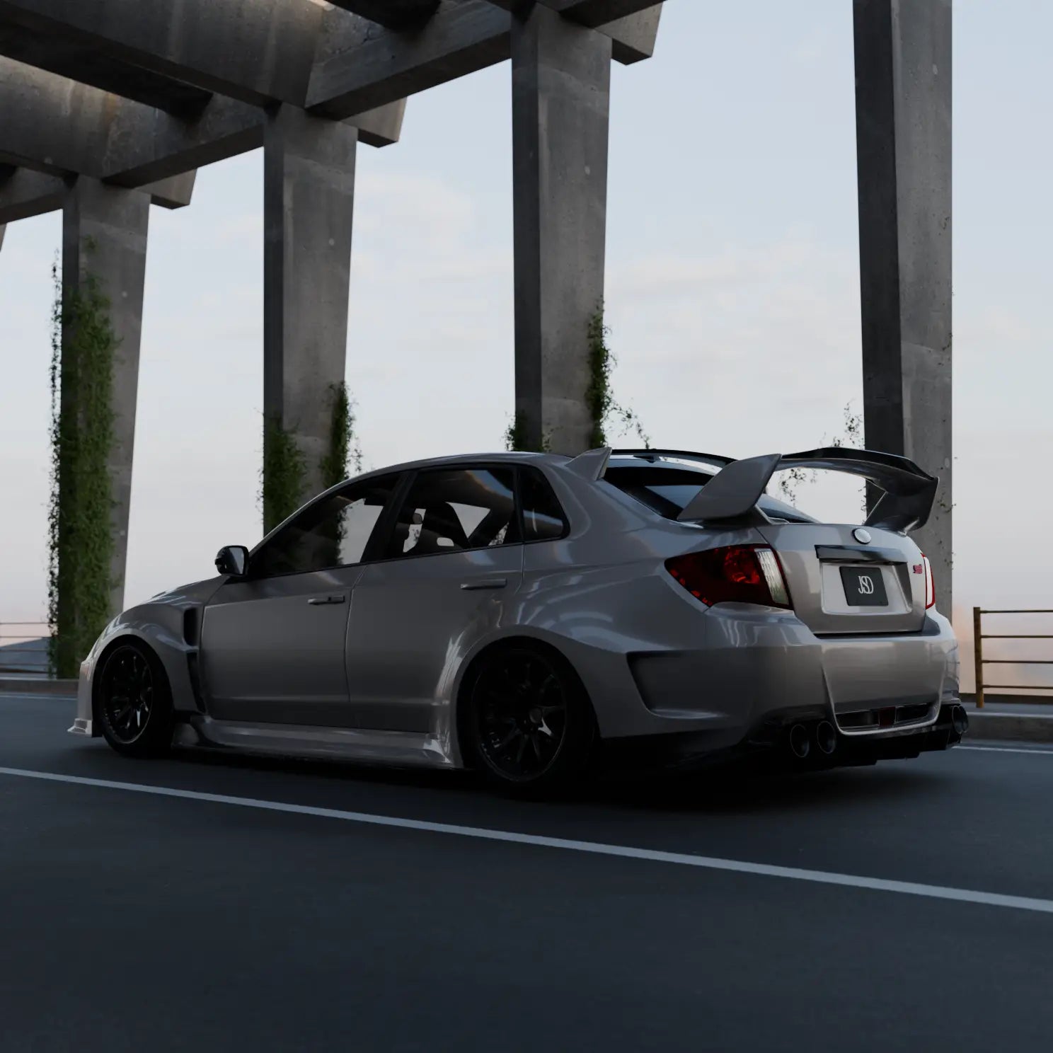 JSD Widebody Kit for Subaru WRX/STI Sedan (2011–2014)