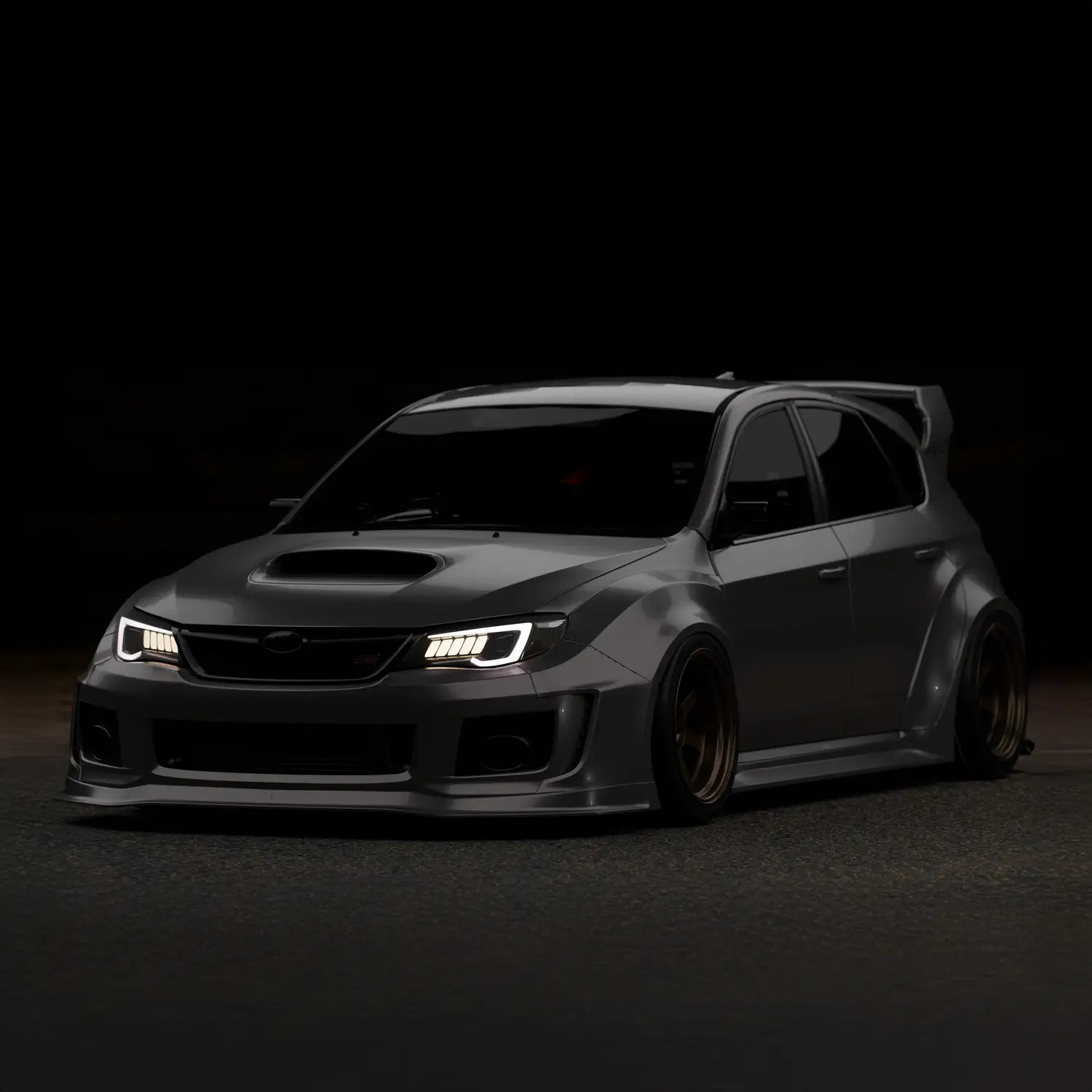 JSD Widebody Kit for Subaru WRX/STI Hatchback (2011–2014)